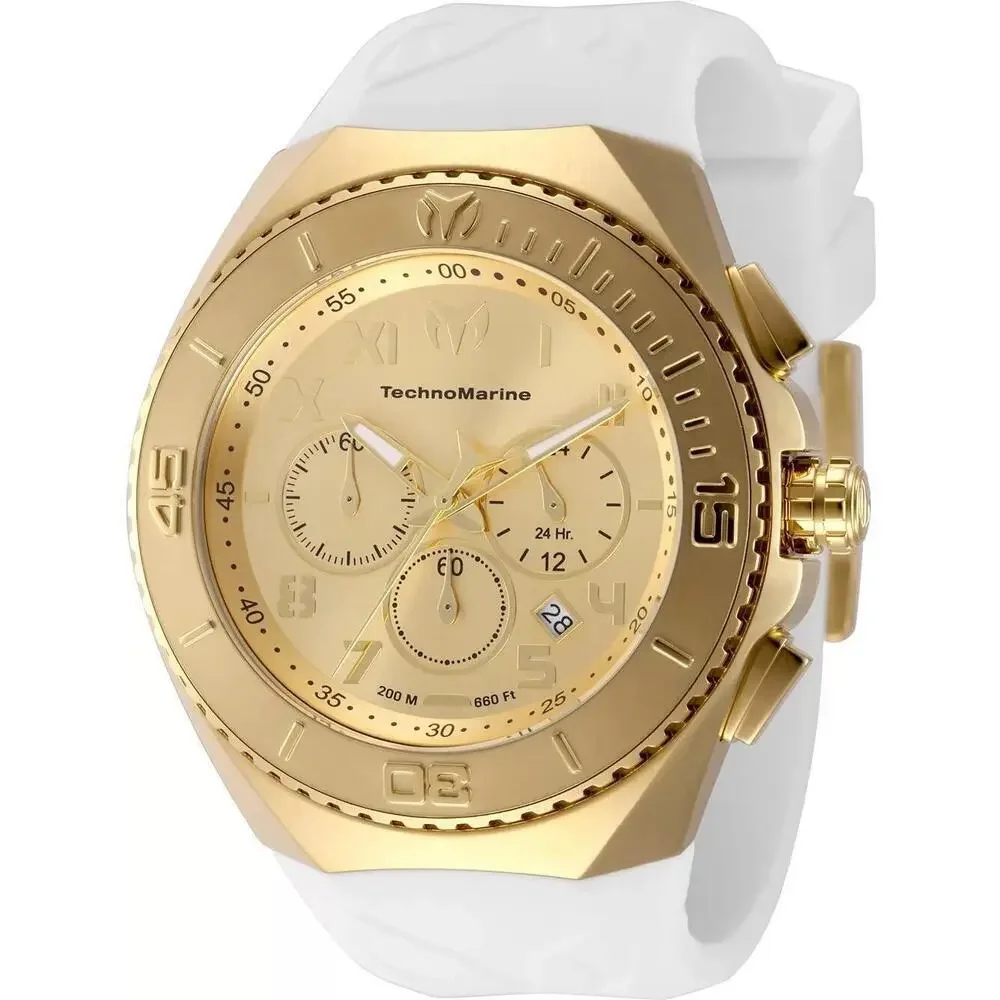 NWT TechnoMarine TM-225006 Manta | Quartz | Gold | Men's Watch